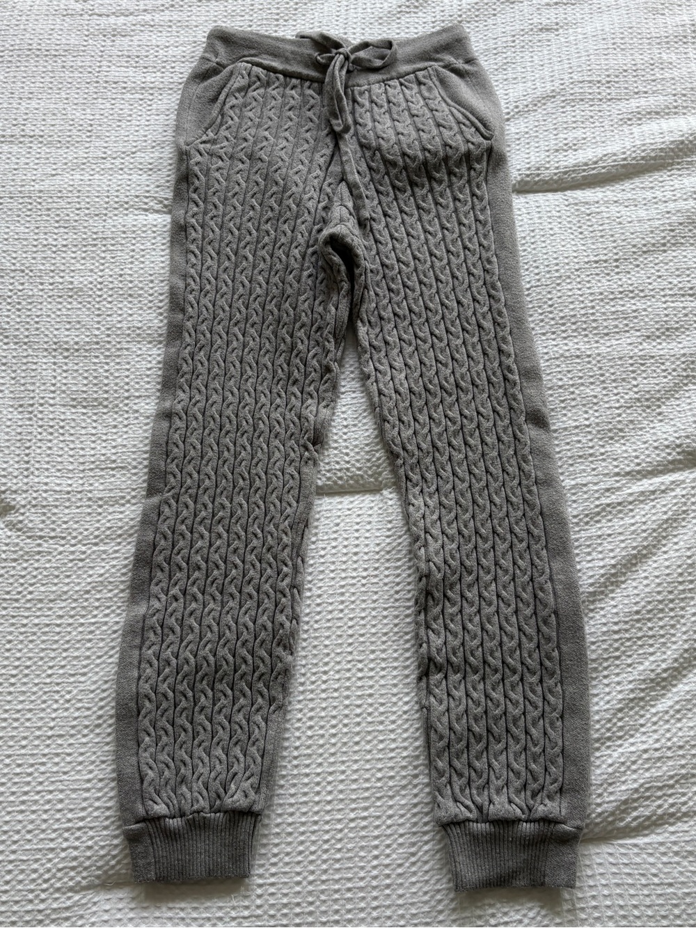 Monrow Cable Knit Joggers